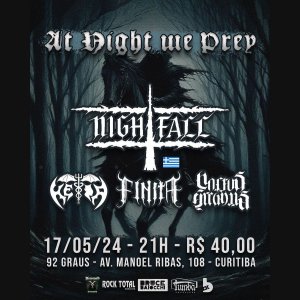 HÉIA: Curitiba/PR na rota da “Darkness Forever Over Brazil Tour 2024” – saiba mais no ‘show por show’ AQUI!