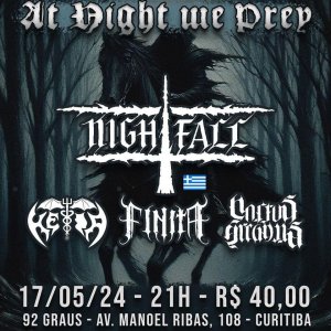 HÉIA: Curitiba/PR na rota da “Darkness Forever Over Brazil Tour 2024” – saiba mais no ‘show por show’ AQUI!