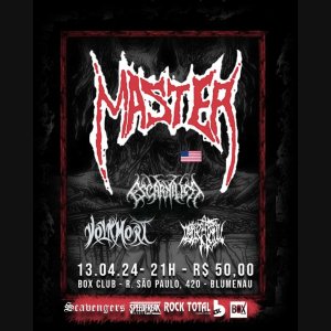 VOLKMORT: É HOJE! Ao lado de Escarnium, Desperate Soul e a lenda norte-americana Master em Blumenau/SC – saiba mais AQUI!