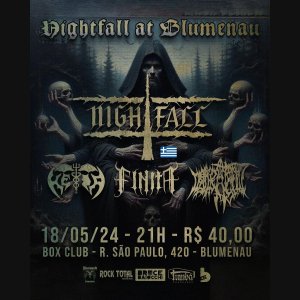 HÉIA: “Darkness Forever Over Brazil Tour 2024”, com os gregos do Nightfall, passará por Blumenau/SC – confira tudo AQUI!