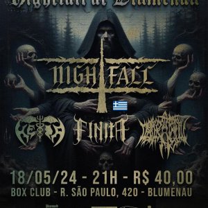 HÉIA: “Darkness Forever Over Brazil Tour 2024”, com os gregos do Nightfall, passará por Blumenau/SC – confira tudo AQUI!