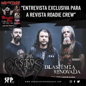 GESTOS: “Blasfêmia Renovada” – entrevista exclusiva para a revista Roadie Crew