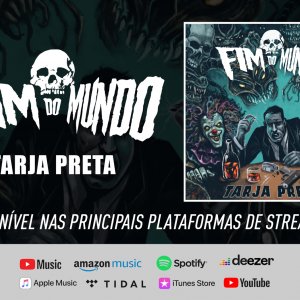 FIM DO MUNDO: Debut álbum, “Tarja Preta”, é oficialmente lançado – CLIQUE AQUI e ouça AGORA!