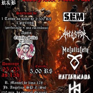 METALLSTEIN: ‘Underground Metal Fest’ acontece neste domingo (05) – saiba tudo AQUI!