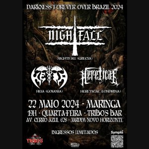 HÉIA: Com a “Darkness Forever Over Brazil Tour 2024”, banda passará por Maringá/PR – confira!