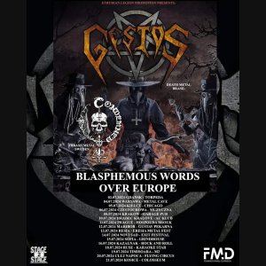 GESTOS: Banda anuncia a “Blasphemous Words Over Europe” para julho de 2024 – saiba mais AQUI!