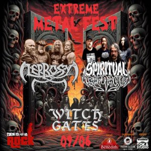 LEPROSY: Ao lado de Witch Gates e Spiritual Carnage no ‘Extreme Metal Fest’ neste fim de semana – saiba mais AQUI!