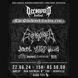 GESTOS: Ao lado de Enthroned, NervoChaos, Velho, Introtyl e outros neste fim de semana em Santa Catarina – saiba tudo AQUI!