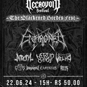 GESTOS: Ao lado de Enthroned, NervoChaos, Velho, Introtyl e outros neste fim de semana em Santa Catarina – saiba tudo AQUI!