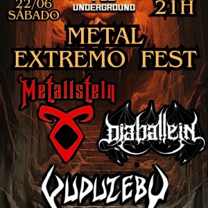 DIABÁLLEIN: ‘Metal Extremo Fest’ com Metallstein e Vuduzebu acontece neste sábado (22) – mais informações AQUI!