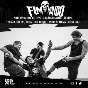 FIM DO MUNDO: Mais um show de divulgação do atual álbum, “Tarja Preta”, acontece neste fim de semana – saiba tudo AQUI!