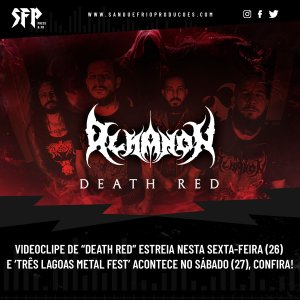 ALMANON: Videoclipe de “Death Red” estreia nesta sexta-feira (26) e ‘Três Lagoas Metal Fest’ acontece no sábado (27), confira!