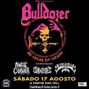 ORTHOSTAT: Com Amen Corner, Headhunter D.C. e o lendário Bulldozer no Hangar 110 em São Paulo neste sábado (17) – confira!