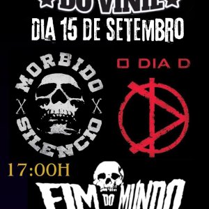 FIM DO MUNDO: Ao lado de Mórbido Silêncio e O Dia D no Caverna do Vinil Rock Bar neste domingo (15) – saiba mais!