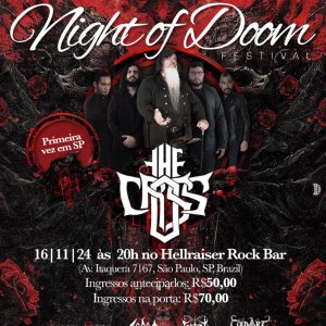 THE CROSS: ‘Night Of Doom Festival’ acontece neste sábado (16) em São Paulo – line up completo AQUI!