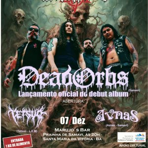 DEAD ORBS: Ao lado de Avnas e Tetsuo no ‘11º Samavi Metalfest’ neste sábado (07) – saiba tudo AQUI!