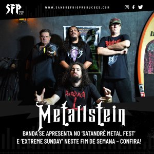 METALLSTEIN: Banda se apresenta no ‘Satandré Metal Fest’ e ‘Extreme Sunday’ neste fim de semana – confira!