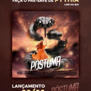PÓSTUMA: Banda anuncia pré-save e show de estreia de “Pythía” – confira os detalhes!