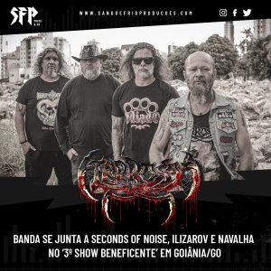 LEPROSY: Banda se junta a Seconds Of Noise, Ilizarov e Navalha no ‘3º Show Beneficente’ em Goiânia/GO