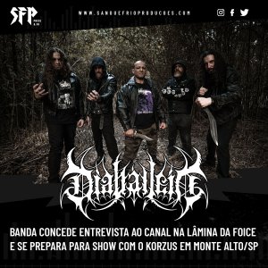 DIABÁLLEIN: Banda concede entrevista ao canal Na Lâmina da Foice e se prepara para show com o Korzus em Monte Alto/SP