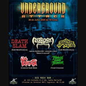 LEPROSY: Banda é confirmada no ‘Underground Attack’ em Brasília/DF – saiba tudo AQUI!