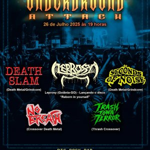 LEPROSY: Banda é confirmada no ‘Underground Attack’ em Brasília/DF – saiba tudo AQUI!
