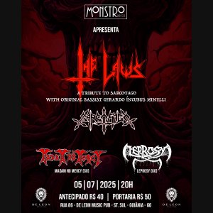 LEPROSY: Confirmado ao lado de The Laws e Madam No Mercy em Goiânia/GO