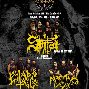 SHITAI: Show de estreia é anunciado – pancadaria sonora marcada para setembro no NVS Studio & Pub!