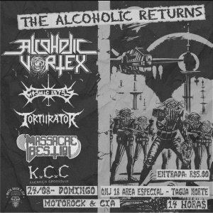 ALCOHOLIC VORTEX: Banda anuncia retorno aos palcos com o festival ‘The Alcoholic Returns’ em Brasília/DF