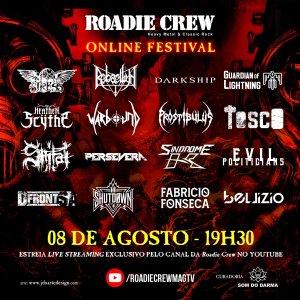 SÍNDROME K: Vídeo ao vivo de “Só Mais Uma Vez” estará na 65ª edição do 'Roadie Crew - Online Festival' nesta sexta-feira (08)