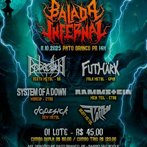 BALADA INFERNAL: Evento Anuncia Edição Comemorativa de 10 Anos – O Halloween Mais Brutal do Paraná Está de Volta!