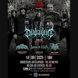 DIABÁLLEIN: ‘Horde Of Demons Fest 2025’ acontece neste domingo (14) em Marília/SP – confira!