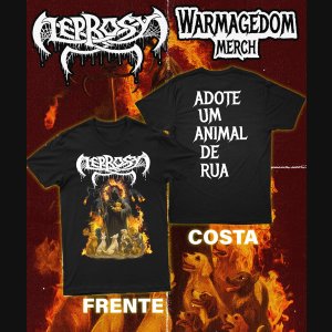 LEPROSY: Unindo peso a solidariedade com pré-venda de camiseta “Adote Um Animal de Rua” com lucro 100% revertidos a protetores independentes