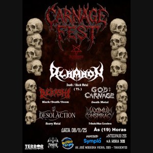 ALMANON: Banda confirmada como headliner do ‘Carnage Fest’ e anuncia primeiro show da turnê de “Primitive Infernal”