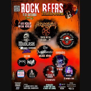 DANIELE KRAUZ: Banda participa da organização do ‘Rock Beers Halloween’, que acontece neste sábado (11) – confira!