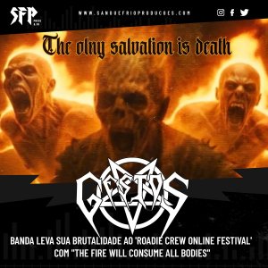 GESTOS: Banda leva sua brutalidade ao 'Roadie Crew Online Festival' com 