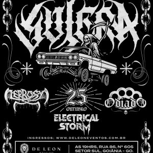 ODIADO: A espera acabou! Show ao lado de Leprosy, Electrical Storm e os paulistas do Sujera acontece neste fim de semana em Goiânia/GO