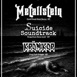 METALLSTEIN: Ao lado de Krönikor e Suicide Soundtrack no Burako’s em Santos/SP neste sábado (08)