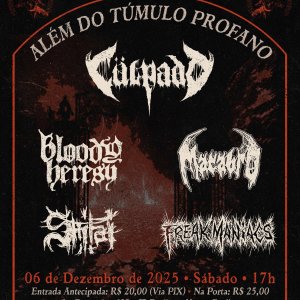 SHITAI: Death/Grind paulista destila brutalidade no festival ‘Além Do Túmulo Profano’ neste sábado (06)