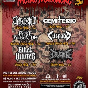 ORTHOSTAT: Iniciando 2026 com tudo, banda é confirmada no festival ‘Metal Massacre’ que acontece em janeiro; saiba mais