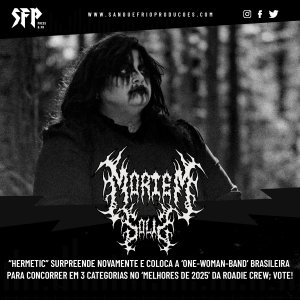 MORTEM SOLIS: “Hermetic” surpreende novamente e coloca a ‘one-woman-band’ brasileira para concorrer em 3 categorias no ‘Melhores de 2025’ da Roadie Crew; vote!