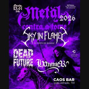 SKY IN FLAMES: Banda celebra 24 anos de estrada com presença confirmada no festival ‘Metal Contra Fome’ em Porto Alegre/RS