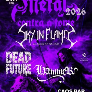 SKY IN FLAMES: Banda celebra 24 anos de estrada com presença confirmada no festival ‘Metal Contra Fome’ em Porto Alegre/RS