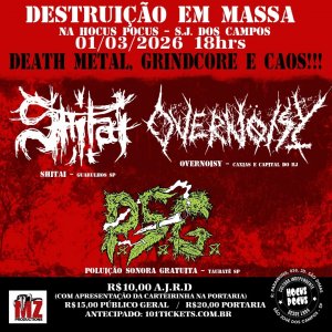 SHITAI: ‘Destruição em Massa’ em São José dos Campos/SP marca promoção de novo EP