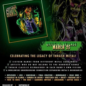 PROFANE ART: Revelada a data de lançamento e pré-venda de tributo mundial “A Tribute To The Giants Of Thrash Metal” – saiba mais!