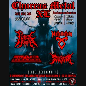 METALLSTEIN: Duo de Death/Thrash Metal invade o ABC Paulista neste sábado (28) para o ‘Churras Metal XL’