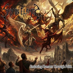SKY IN FLAMES: “Enslaving Humans Through Faith” é oficialmente lançado – ouça agora!