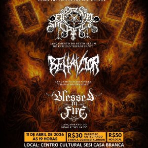 ETERNAL SACRIFICE: Ritual de celebração e novos lançamentos no ‘Metal Union 13’ em Salvador/BA neste sábado (11)