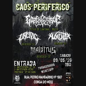 GORENCEPHALIC: Metal Extremo baiano encabeça o festival ‘Caos Periférico’ em Aracaju