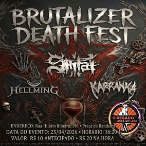 SHITAI: Brutalidade paulista desembarca no Rio de Janeiro neste sábado (25) para o ‘Brutalizer Death Fest’